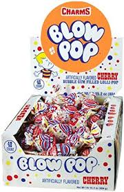 Charms Cherry Blow Pop 48 Count Tray